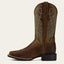 Ariat Round up wide square toe Western boot for ladies