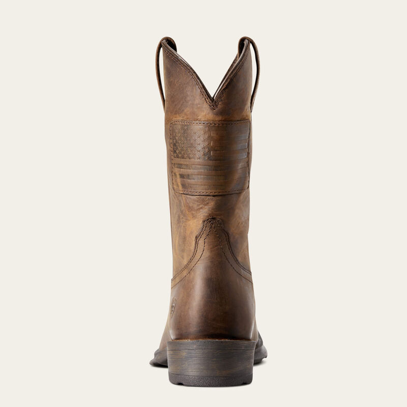 Ariat rambler patriot western boot for men