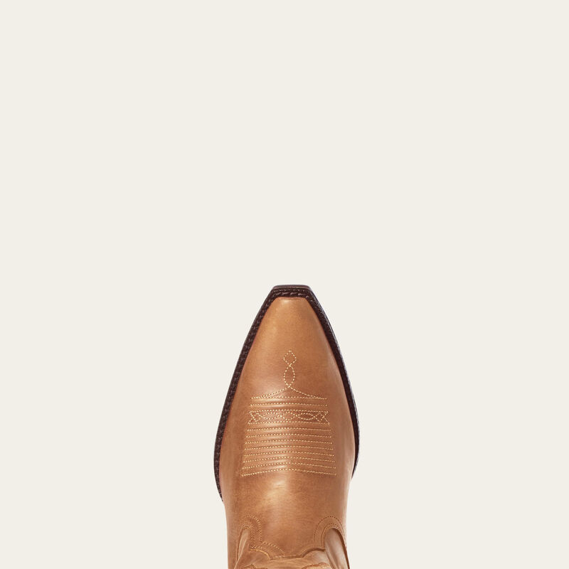 Ariat heritage X toe elastic wide calf western boot for ladies