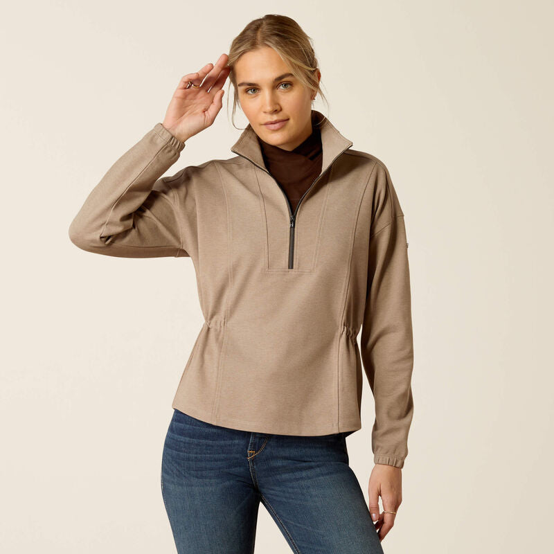 Ariat ryeland 1/2 zip sweatshirt for ladies