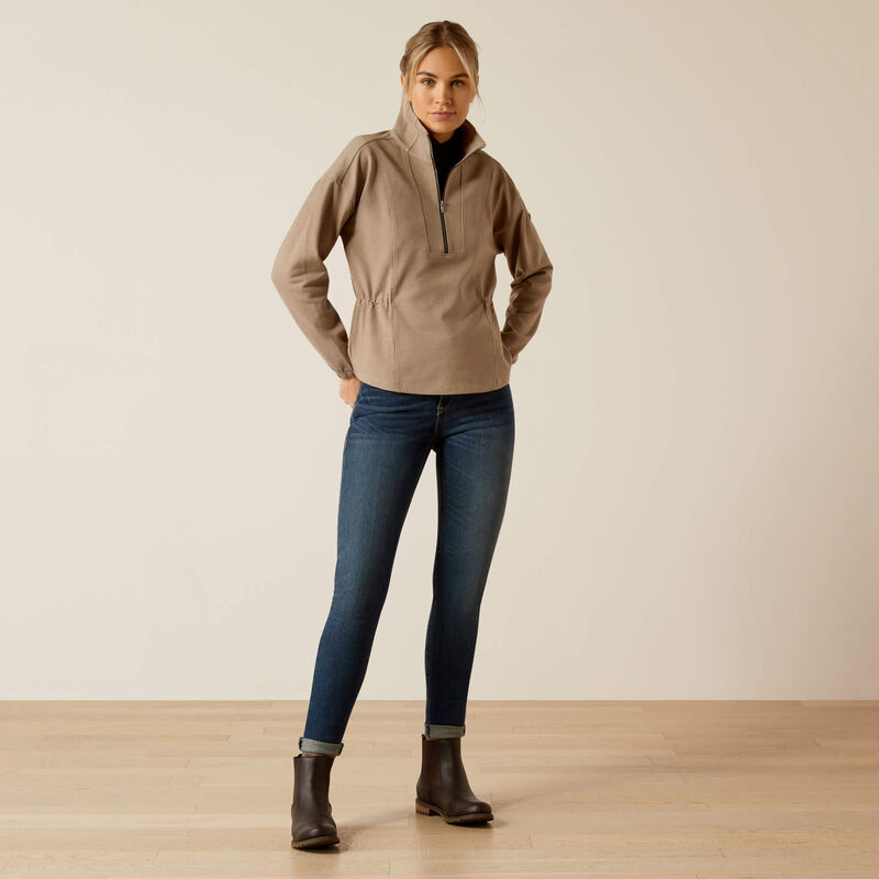 Ariat ryeland 1/2 zip sweatshirt for ladies