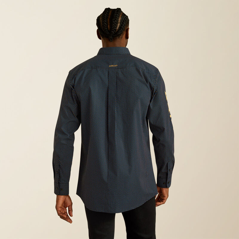 Ariat team portland fitted western shirt for men