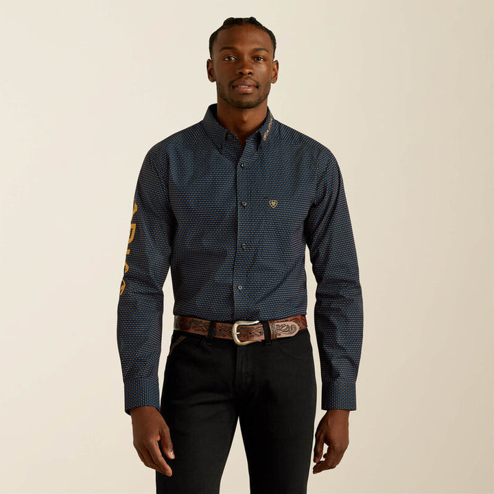 Ariat team portland fitted western shirt for men