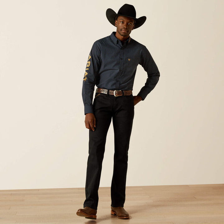 Ariat team portland fitted western shirt for men
