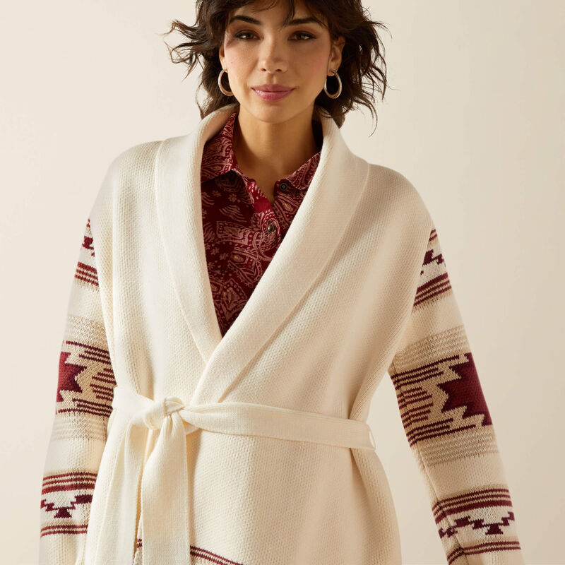Ariat westward wrap sweater for ladies