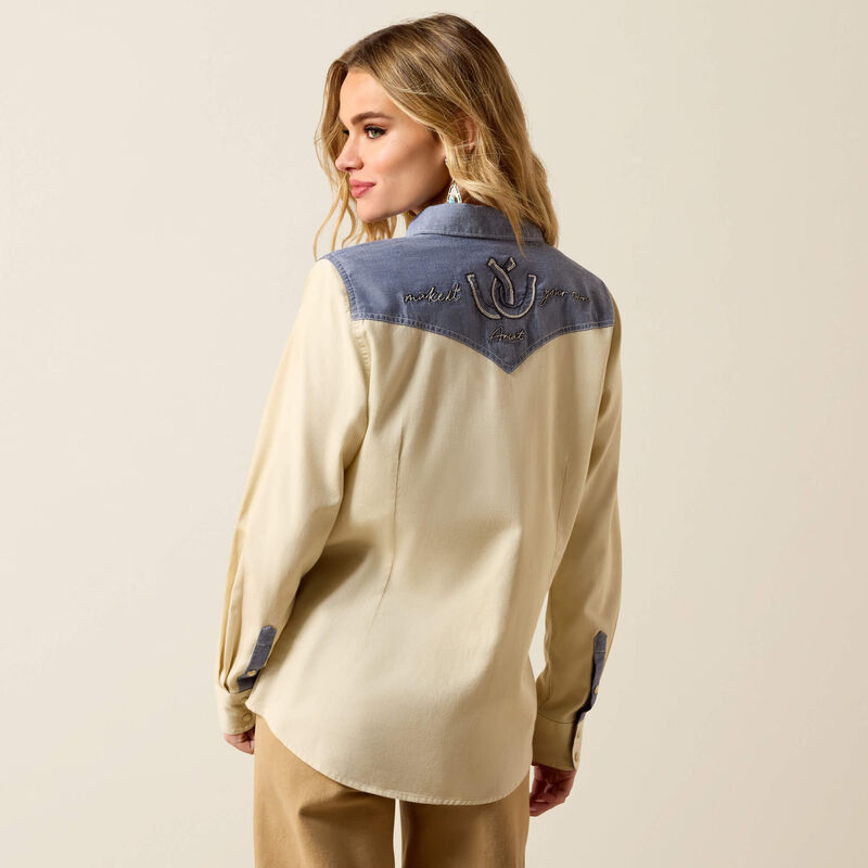 Ariat horseshoe Western Snap Shirt