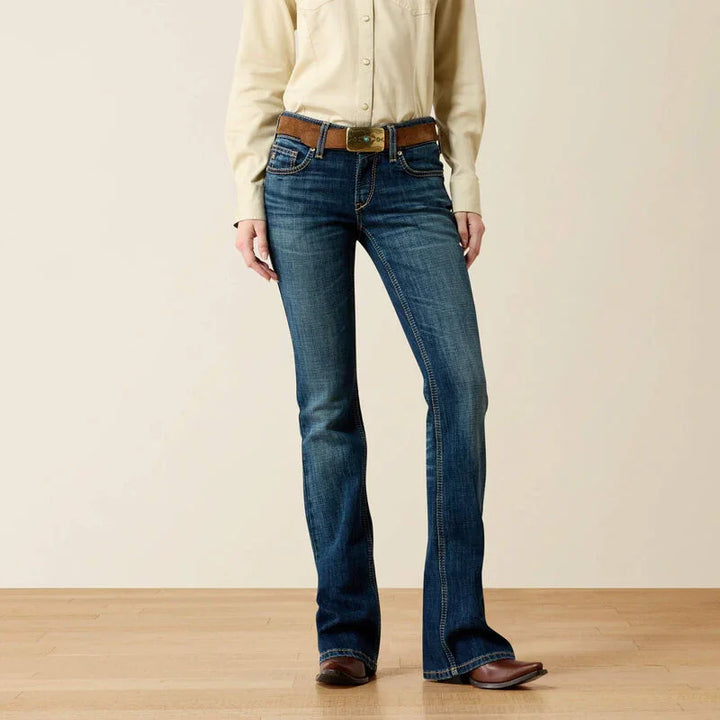 Ariat Mid Rise Fiona Boot Cut Jeans für Damen