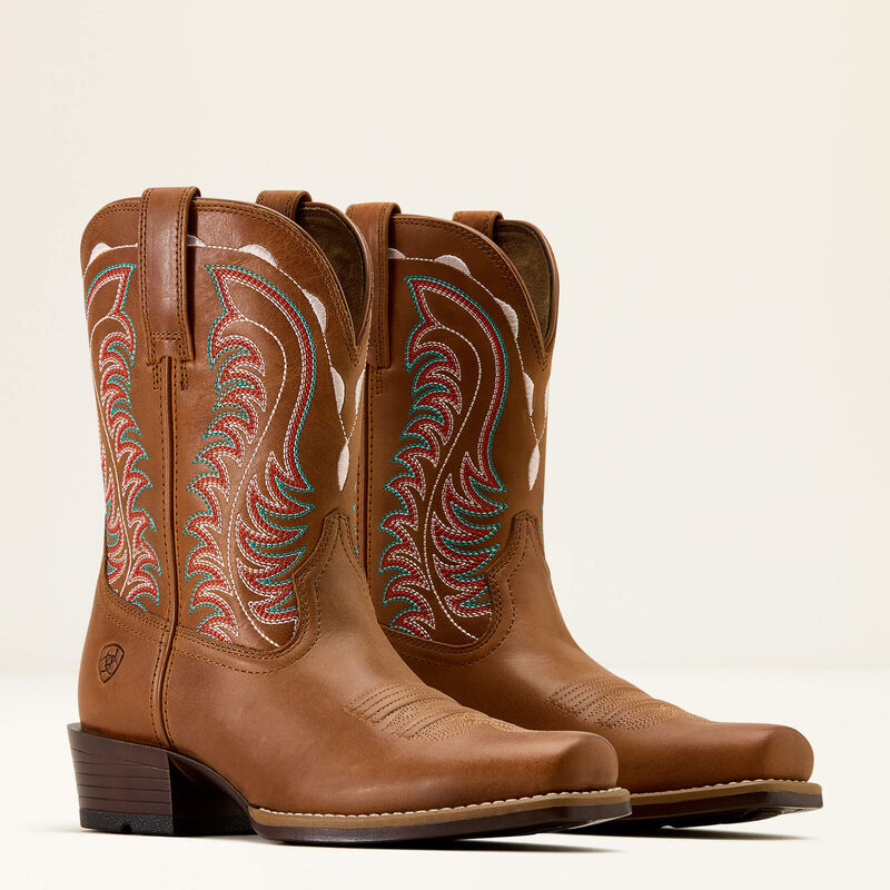 Ariat salina narrow cutter toe western boot for ladies