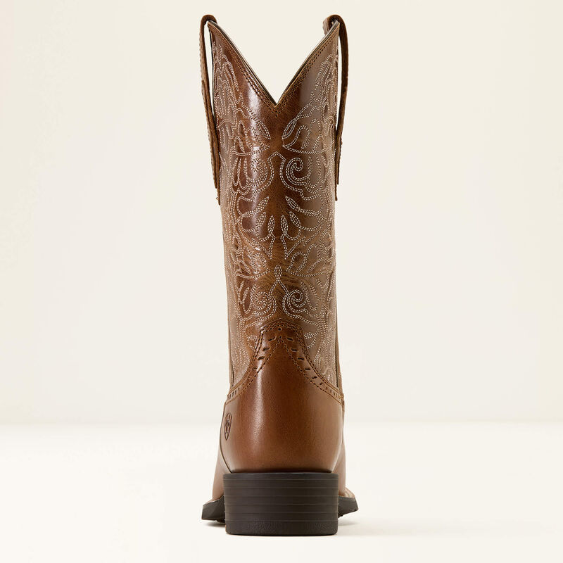 Ariat Round up Remuda wide square toe Western boot for ladies