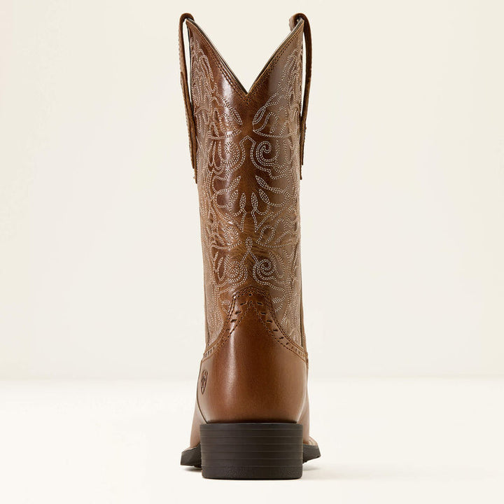 Ariat Round up Remuda wide square toe Western boot for ladies