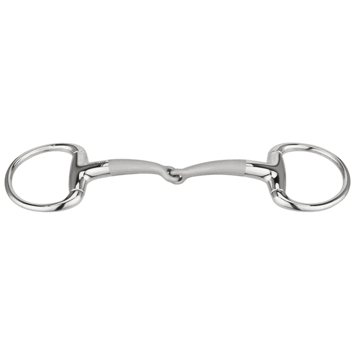 Herm. Sprenger SATINOX Eggbutt bradoon 14 mm single jointed - Stainless steel 40369