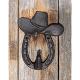 Solid cast iron wall hook