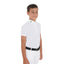 Equestro boys slim fit competition polo shirt with four buttons - HorseworldEU