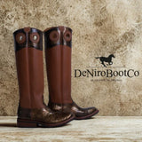 De Niro Western boots buckaroo cocco bronzo