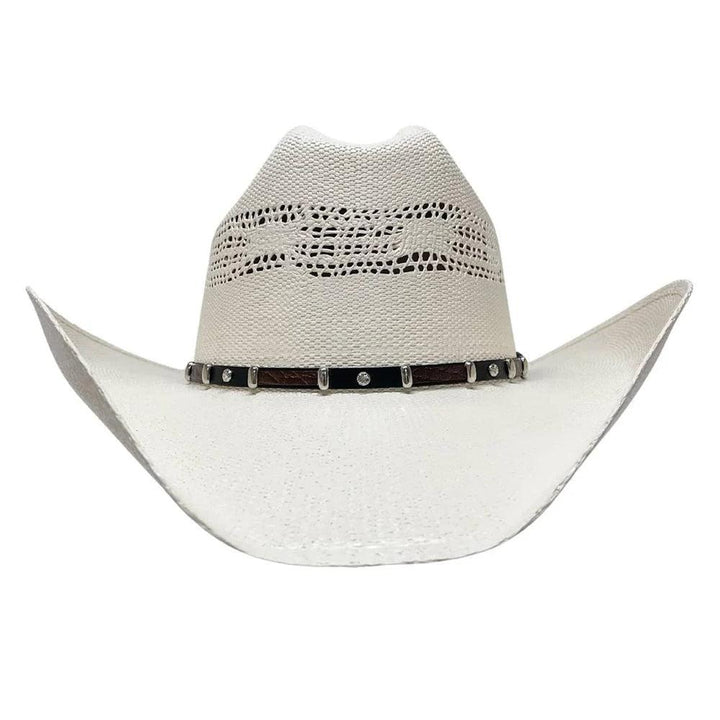 American hat makers Montana | Damen-Cowgirlhut aus Stroh mit Westernhutband