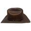 American hat makers Gorge | Mens Leather Cattleman Cowboy Hat with Leather Hat Band