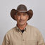 American hat makers Hollywood | Mens Leather Cowboy Hat