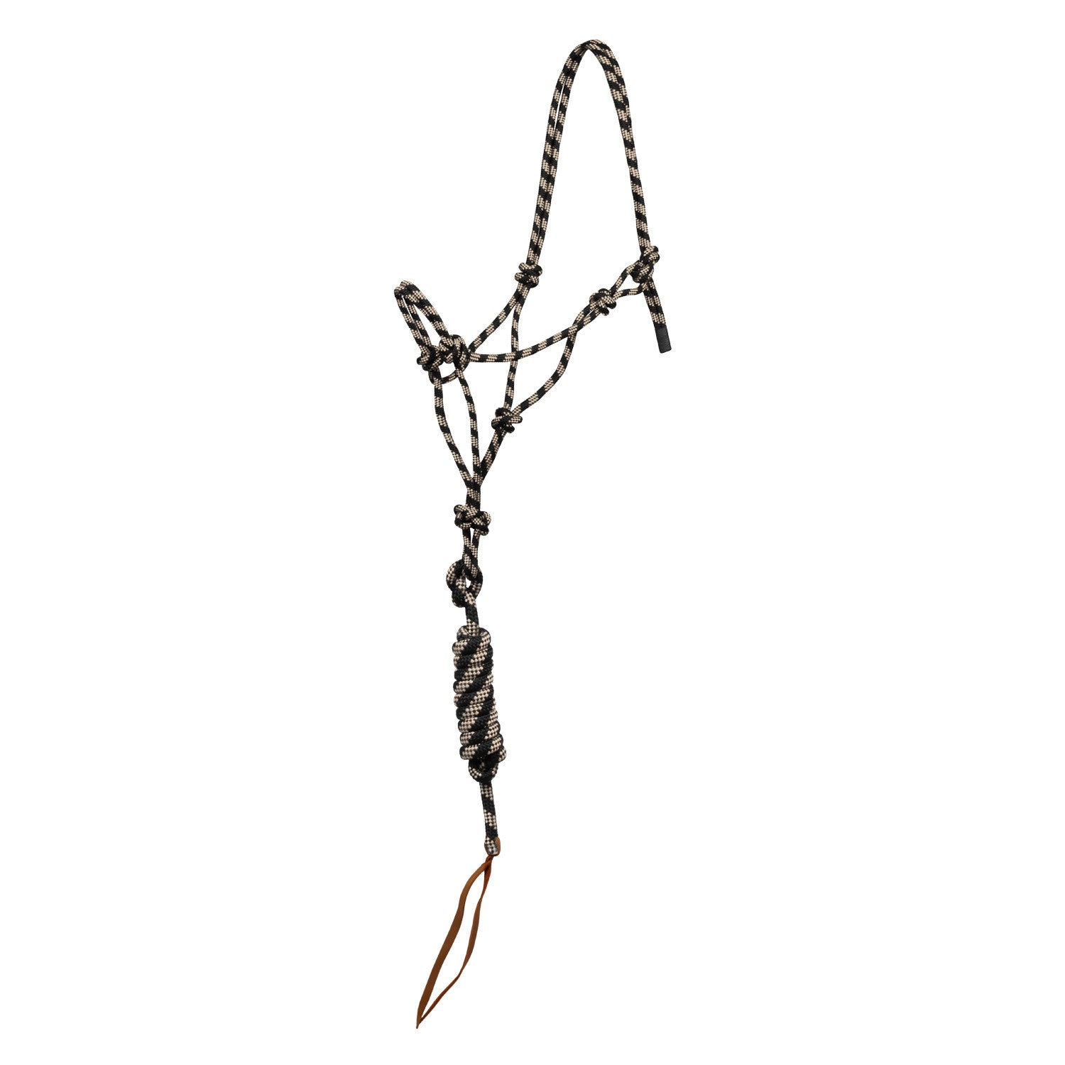 Licol en corde nouée Pool avec longe PLH03017