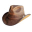 American hat makers Cyclone | Mens Leather Cowboy Hat