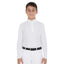 Equestro boys long sleeved polo shirt in technical fleece fabric - HorseworldEU