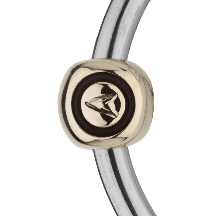 Herm. Sprenger Dynamic RS WH ultra eggbut bit with D-shaped rings 16 mm double jointed Sensogan 40428 - HorseworldEU