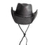 American hat makers Hollywood | Mens Leather Cowboy Hat