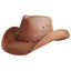 American hat makers Hollywood | Womens Leather Cowgirl Hat